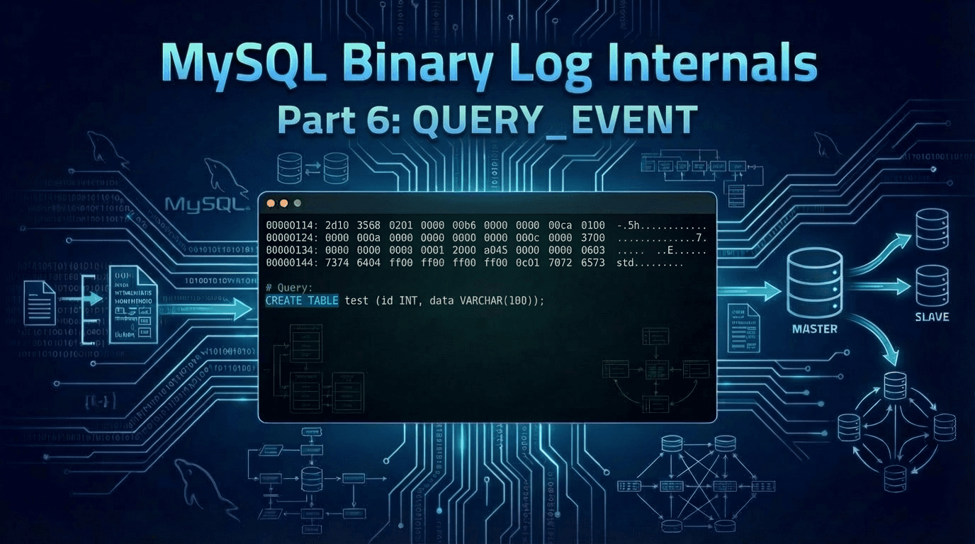 Replication Internals: Decoding the MySQL Binary Log - Part 6: QUERY_EVENT — DDL Statements and Transaction Boundaries