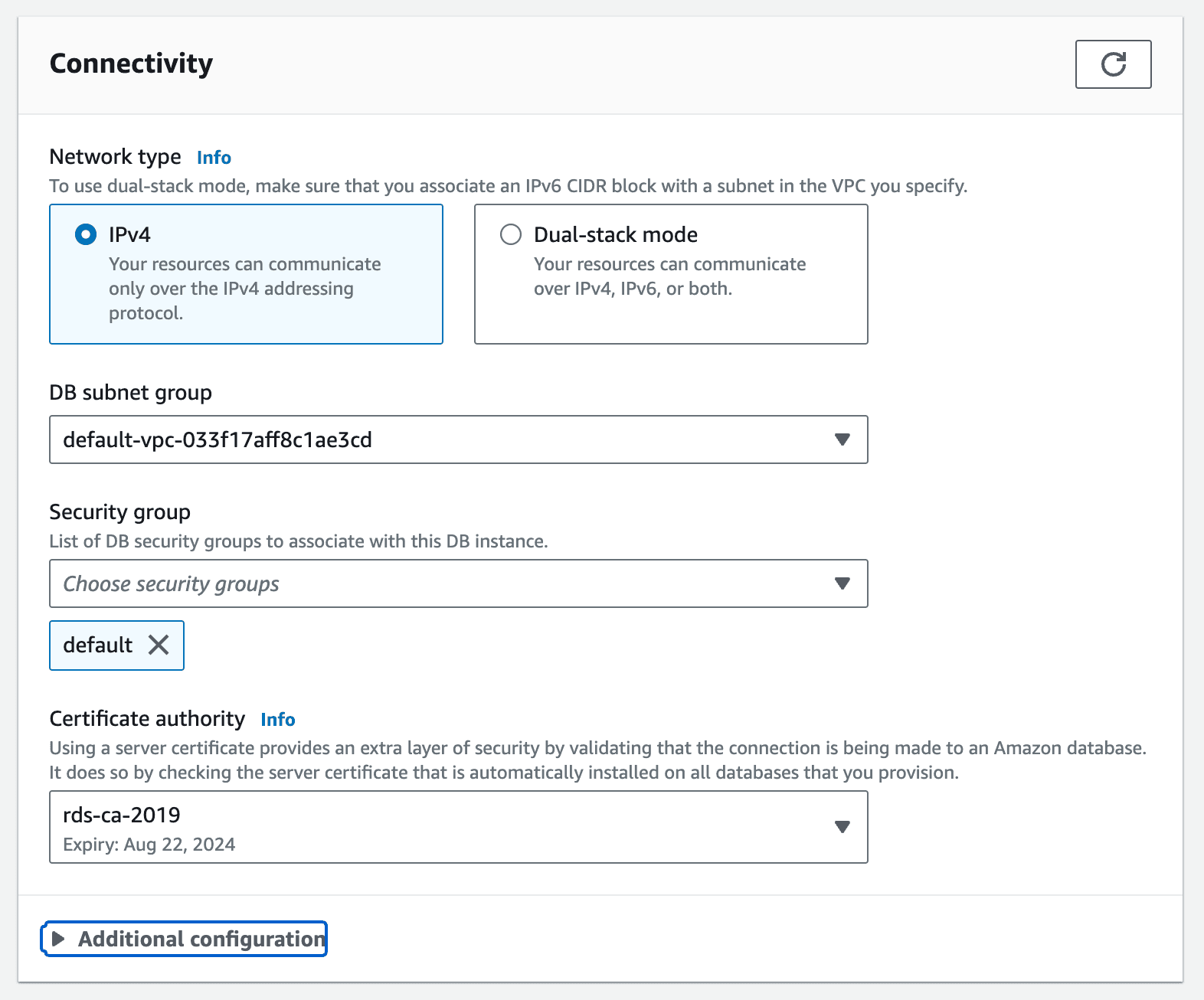 AWS Connectivity