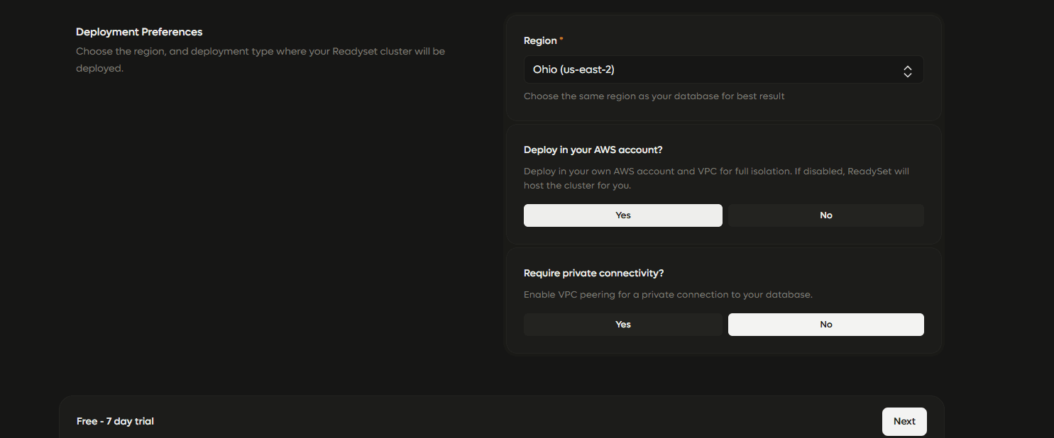 Create External Cluster